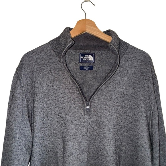 The North Face Mt. Tam 1/4 Zip Sweater Men's Pullover Wool Blend - Picture 5 of 6